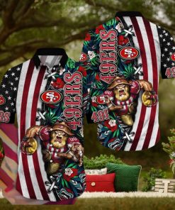 NFL San Francisco 49ers Hawaii Shirt Mascot Aloha Summer Shirt