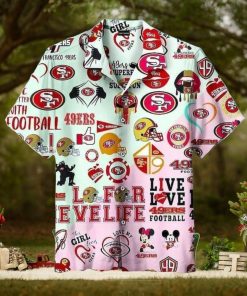 NFL San Francisco 49ers Hawaiian Shirt Football Gift For Men, NFL Hawaiian Shirt