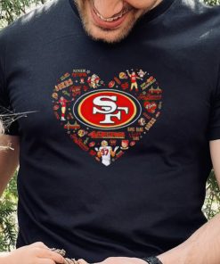 NFL San Francisco 49ers Heart I Love San Francisco 49ers Football shirt