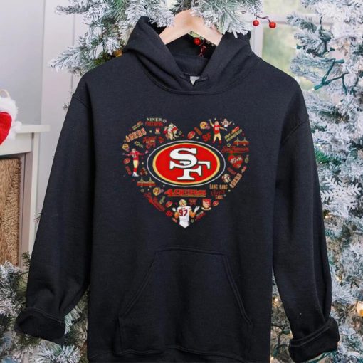 NFL San Francisco 49ers Heart I Love San Francisco 49ers Football hoodie, sweater, longsleeve, shirt v-neck, t-shirt