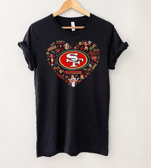 NFL San Francisco 49ers Heart I Love San Francisco 49ers Football hoodie, sweater, longsleeve, shirt v-neck, t-shirt