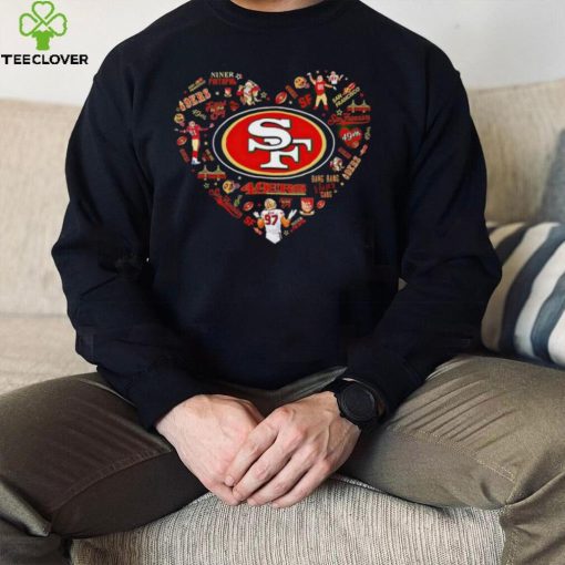 NFL San Francisco 49ers Heart I Love San Francisco 49ers Football hoodie, sweater, longsleeve, shirt v-neck, t-shirt