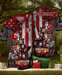 NFL San Francisco 49ers Jason Voorhees US Flag Hawaiian Shirt