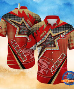 NFL San Francisco 49ers Special Football Team Star Hawaiian Shirts