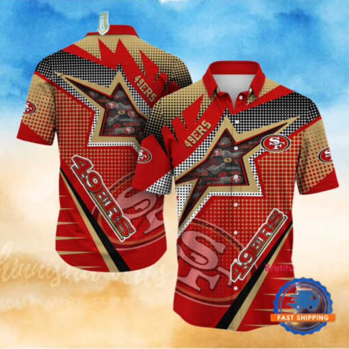 NFL San Francisco 49ers Special Football Team Star Hawaiian Shirts