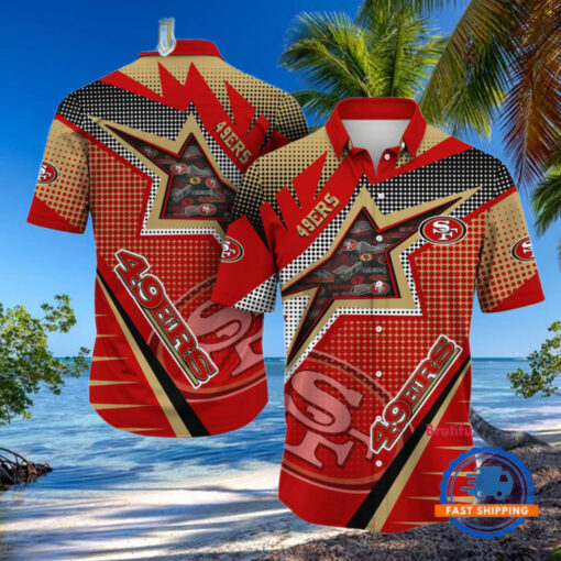 NFL San Francisco 49ers Special Football Team Star Hawaiian Shirts