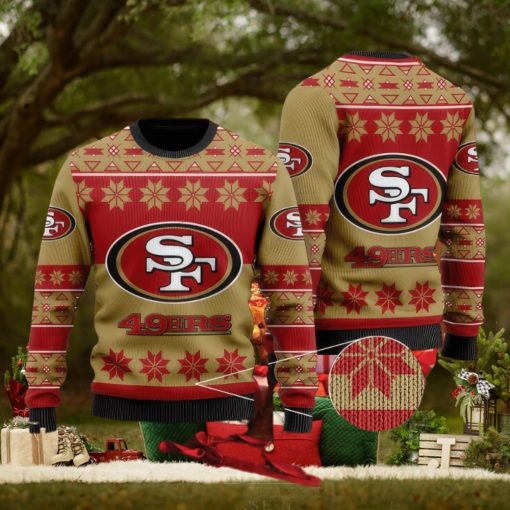 NFL San Francisco 49ers Ugly Christmas 3D Sweater Hibernation