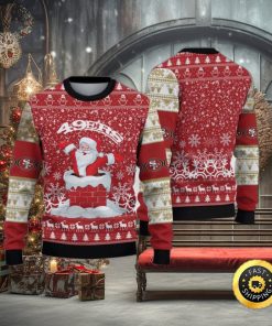 NFL San Francisco 49ers Ugly Sweater Printed Christmas Funny Santa Claus Show Team Spirit
