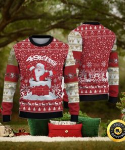 NFL San Francisco 49ers Ugly Sweater Printed Christmas Funny Santa Claus Show Team Spirit