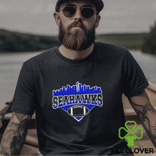 NFL Seahawks Football Skyline Football Team shirt mens t shirt