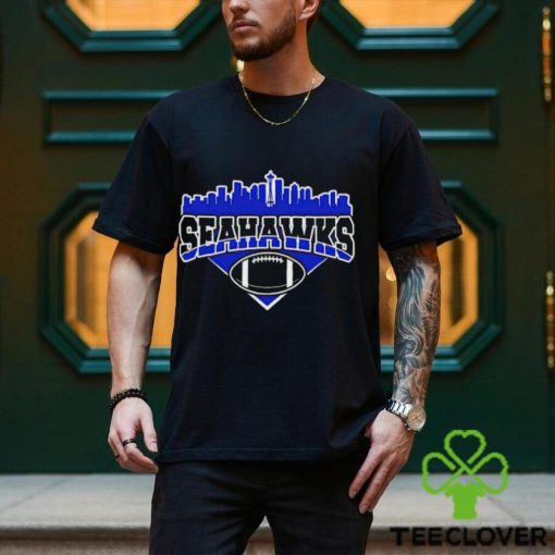 NFL Seahawks Football Skyline Football Team shirt mens t shirt