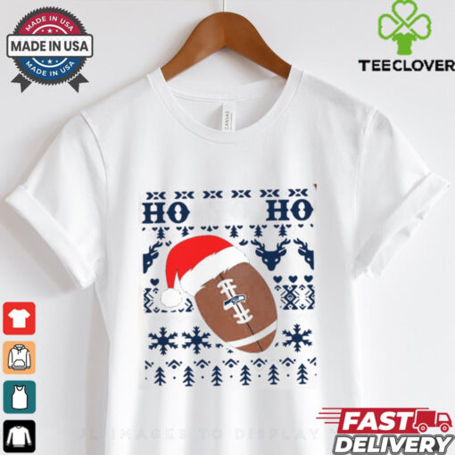 NFL Seattle Seahawks Football Santa Claus Hohoho Christmas Pattern shirt