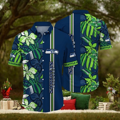 NFL Seattle Seahawks Hawaii Shirt Flower Chic Aloha Fashion
