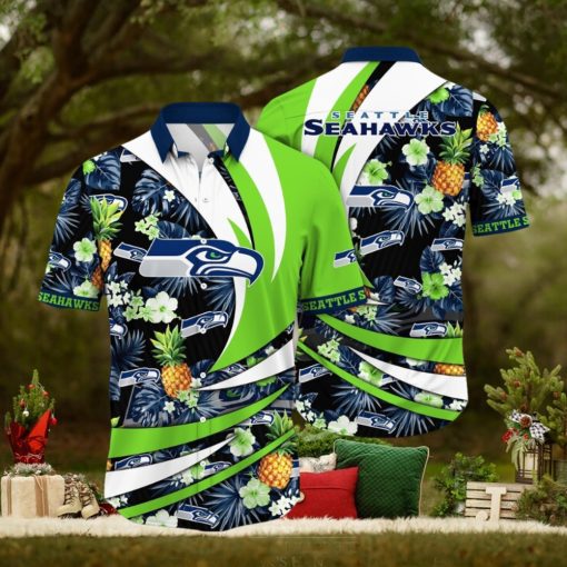 NFL Seattle Seahawks Hawaii Shirt Flower Classic Hawaiian Prints