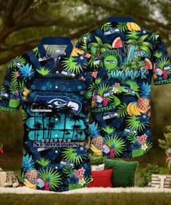 NFL Seattle Seahawks Hawaii Shirt Flower Relaxed Island Wear