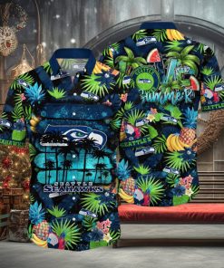 NFL Seattle Seahawks Hawaii Shirt Flower Relaxed Island Wear