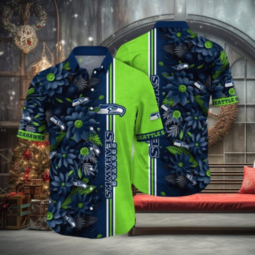 NFL Seattle Seahawks Hawaii Shirt Flower Tropical Vibes In Shirts