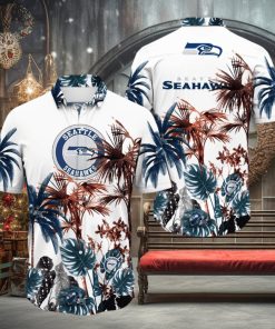 NFL Seattle Seahawks Hawaii Shirt Palm Tree Aloha Shirt For Fans