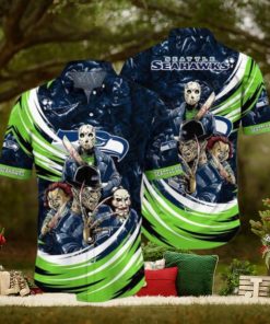 NFL Seattle Seahawks Jason Voorhees Movie Hawaiian Shirt