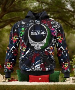 NFL Seattle Seahawks Mix Grateful Dead, Personalized Name & Number Specialized Concepts Kits 3D Hoodie