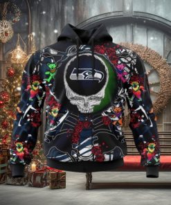 NFL Seattle Seahawks Mix Grateful Dead, Personalized Name & Number Specialized Concepts Kits 3D Hoodie