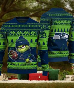 NFL Seattle Seahawks The Grinch Ugly Christmas Sweater