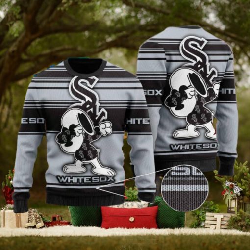 NFL Snoopy Wearing a Chicago White Sox Ugly Christmas Jumper