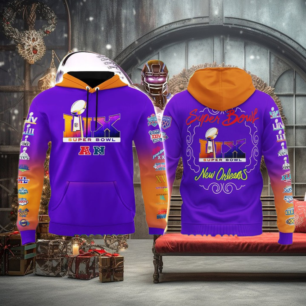 NFL Super Bowl LIX 2025 Limited Edition Hoodie NFL Super Bowl LIX 2025 Limited Edition Hoodie