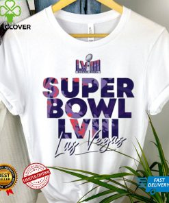 NFL Super Bowl LVIII Las Vegas 2024 Logo Shirt