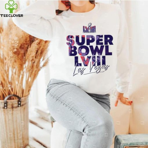 NFL Super Bowl LVIII Las Vegas 2024 Logo Shirt