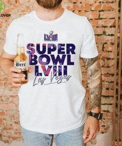 NFL Super Bowl LVIII Las Vegas 2024 Logo Shirt