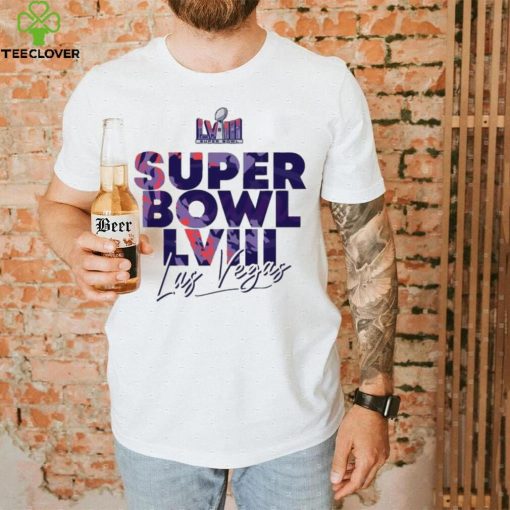 NFL Super Bowl LVIII Las Vegas 2024 Logo Shirt