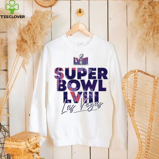 NFL Super Bowl LVIII Las Vegas 2024 Logo Shirt