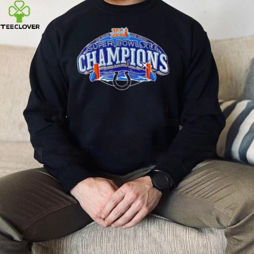 NFL Super Bowl XLI Champs Indianapolis Colts logo shirt