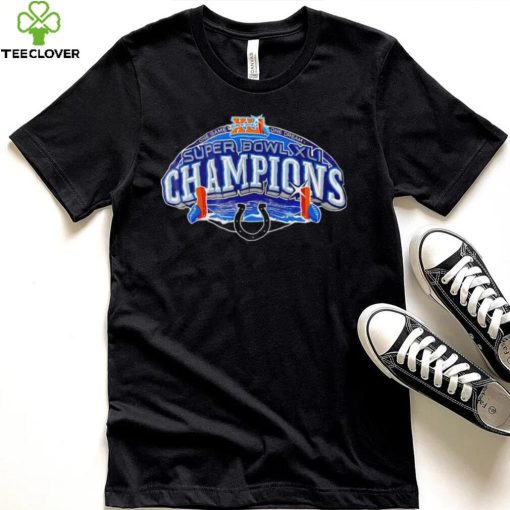 NFL Super Bowl XLI Champs Indianapolis Colts logo shirt