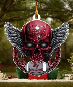 Tampa Bay Buccaneers Flag Nfl Skull Joker Christmas Ceramic