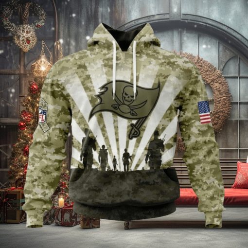 NFL Tampa Bay Buccaneers Custom Name Number Special Camo Pullover Hoodie