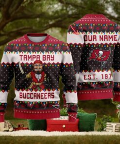 NFL Tampa Bay Buccaneers Cute Mascot Custom Ugly Christmas Sweater