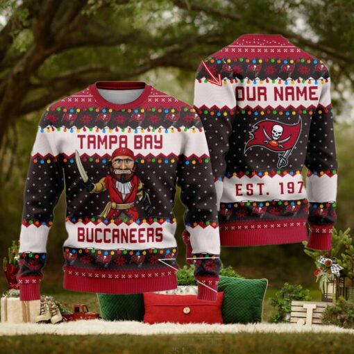 NFL Tampa Bay Buccaneers Cute Mascot Custom Ugly Christmas Sweater