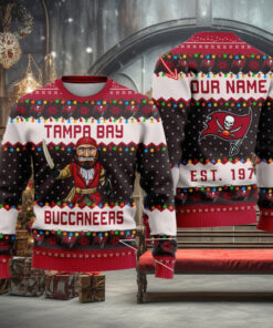 NFL Tampa Bay Buccaneers Cute Mascot Custom Ugly Christmas Sweater