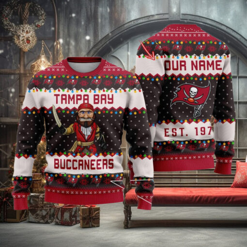 NFL Tampa Bay Buccaneers Cute Mascot Custom Ugly Christmas Sweater