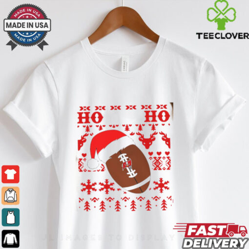 NFL Tampa Bay Buccaneers Football Santa Claus Hohoho Christmas Pattern shirt