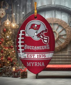 NFL Tampa Bay Buccaneers Football Xmas Custom Name Ornament Christmas Gift For Fans