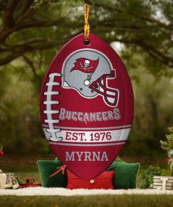 NFL Tampa Bay Buccaneers Football Xmas Custom Name Ornament Christmas Gift For Fans