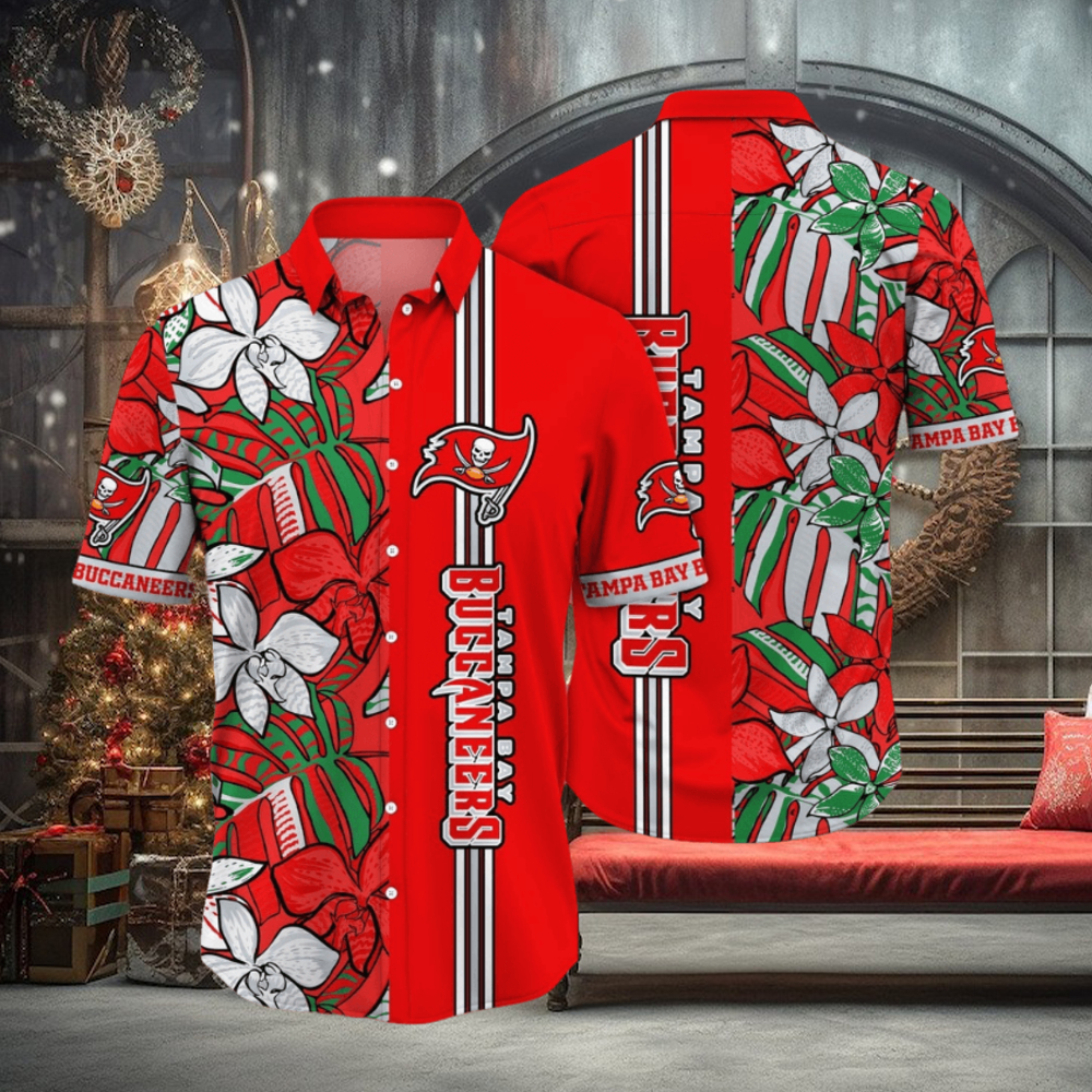 NFL Tampa Bay Buccaneers Hawaii Shirt Flower Chic Aloha Fashion NFL Tampa Bay Buccaneers Hawaii Shirt Flower Chic Aloha Fashion