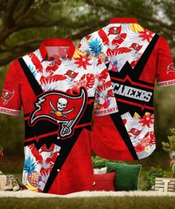 NFL Tampa Bay Buccaneers Hawaii Shirt Flower Island Inspired Apparel