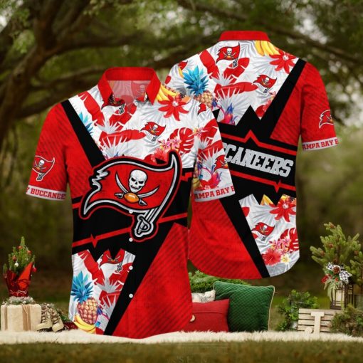 NFL Tampa Bay Buccaneers Hawaii Shirt Flower Island Inspired Apparel