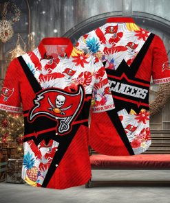 NFL Tampa Bay Buccaneers Hawaii Shirt Flower Island Inspired Apparel