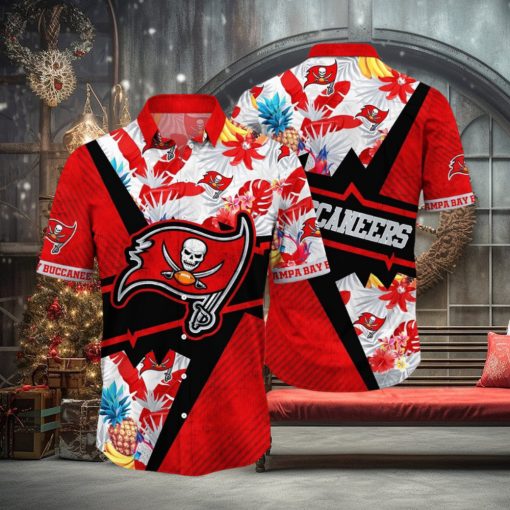 NFL Tampa Bay Buccaneers Hawaii Shirt Flower Island Inspired Apparel