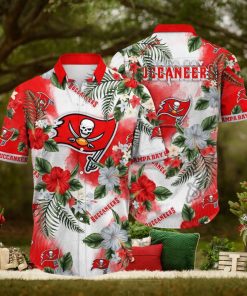 NFL Tampa Bay Buccaneers Hawaii Shirt Flower Trendy Floral Tops